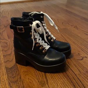 Nasty Gal Chunky Platform Boots